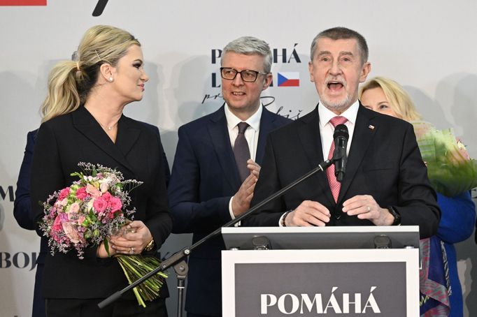 Andrej Babiš promluvil k volbám v 16:15.