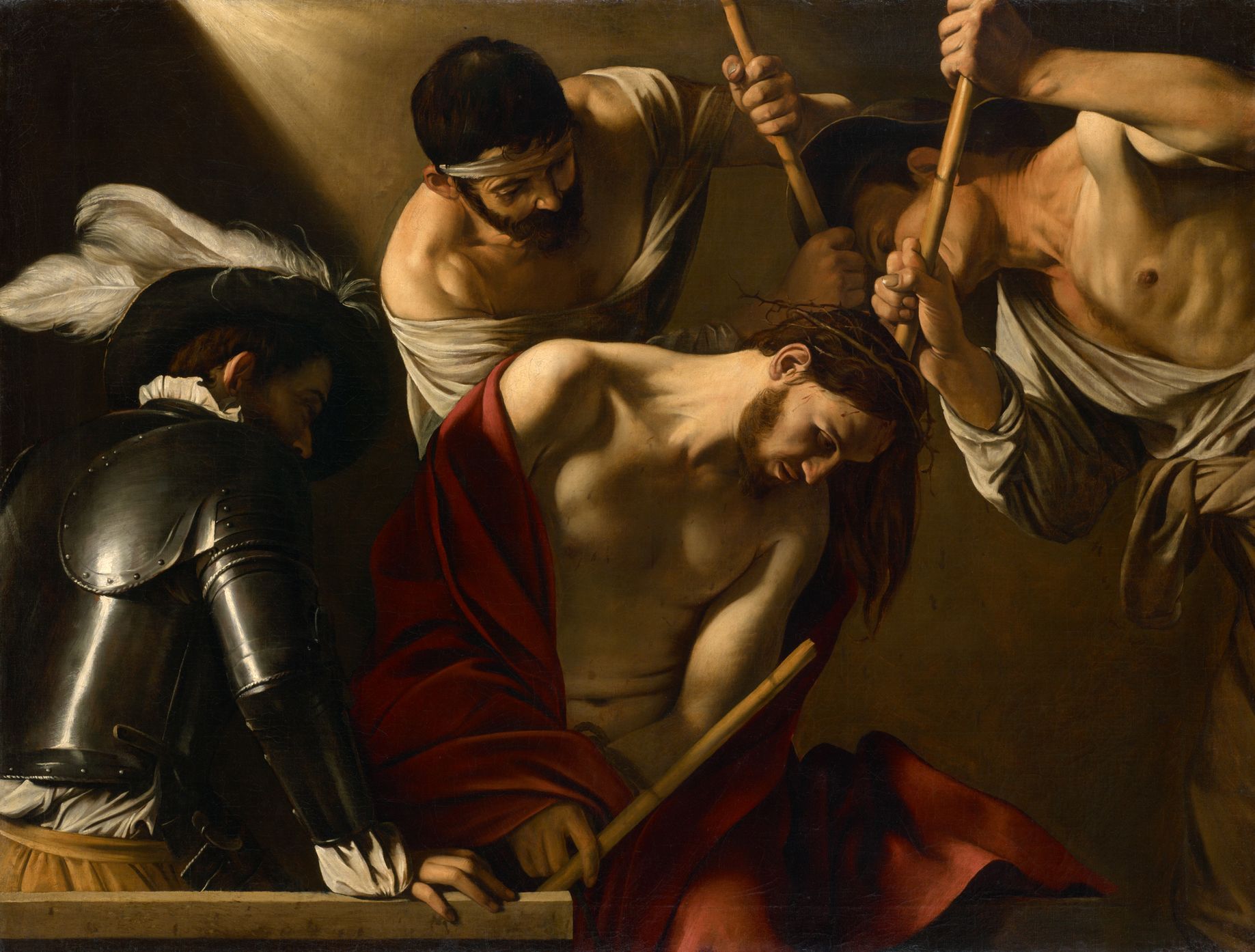 Caravaggio: Nasazení trnové koruny