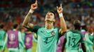 Portugal's Jose Fonte celebrates at t