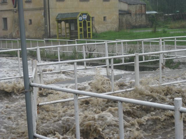 Povodně srpen 2010 - Česká Kamenice