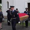 Mutějovice, pohřeb četníka Františka Ometáka