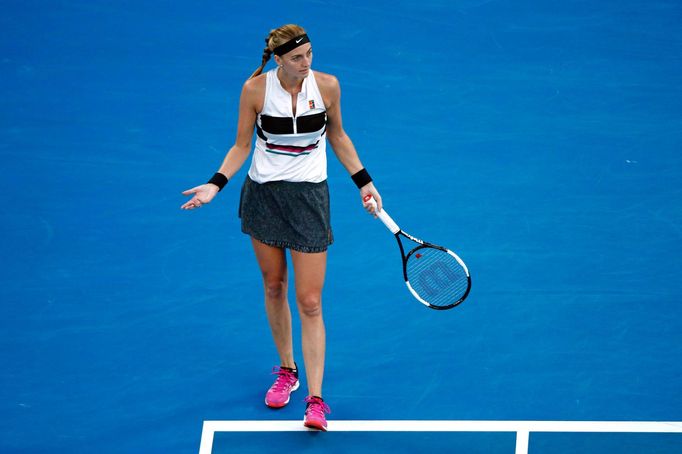 Petra Kvitová ve finále Australian Open 2019.