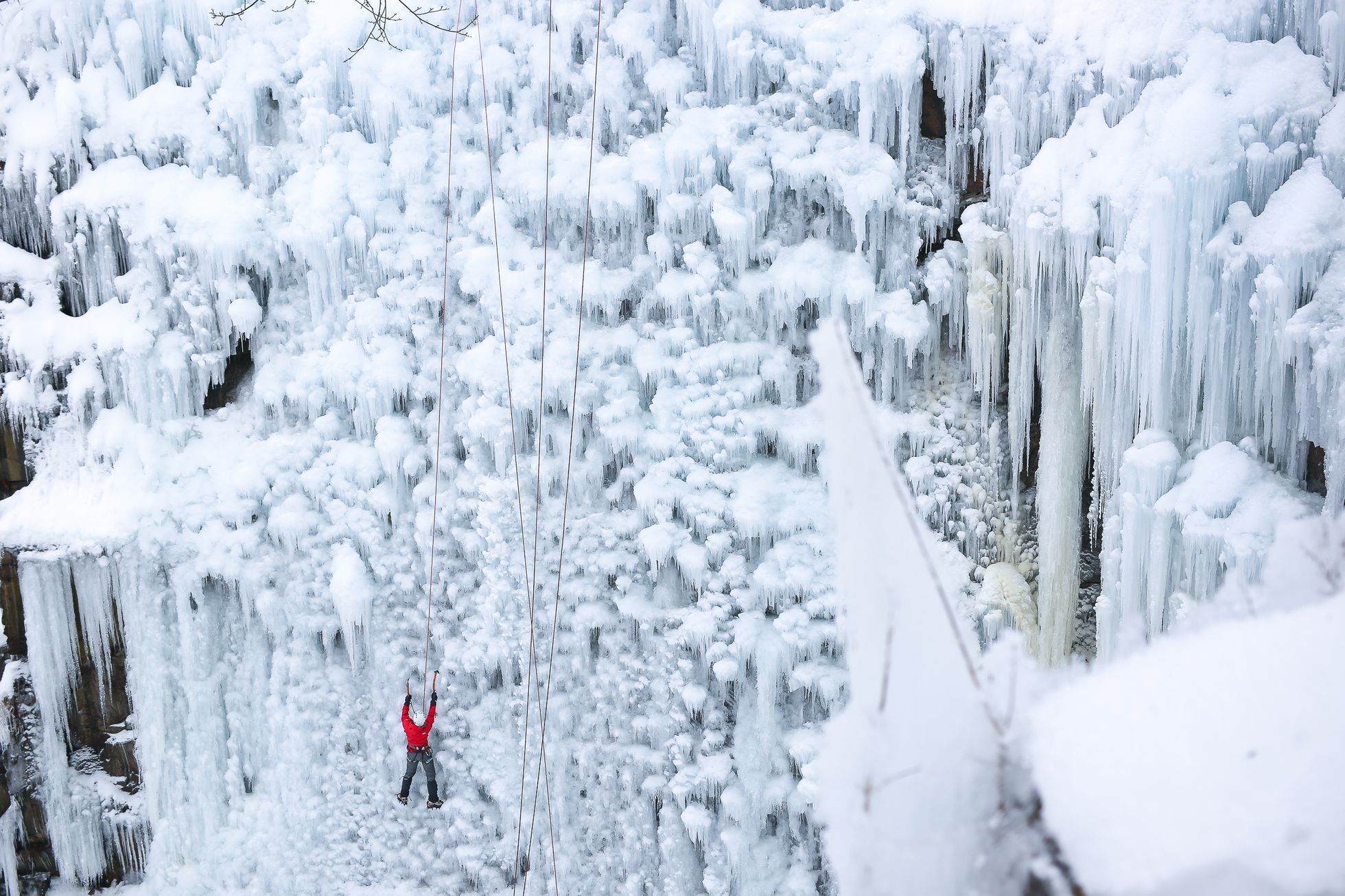 Umělá ledová stěna v Liberci