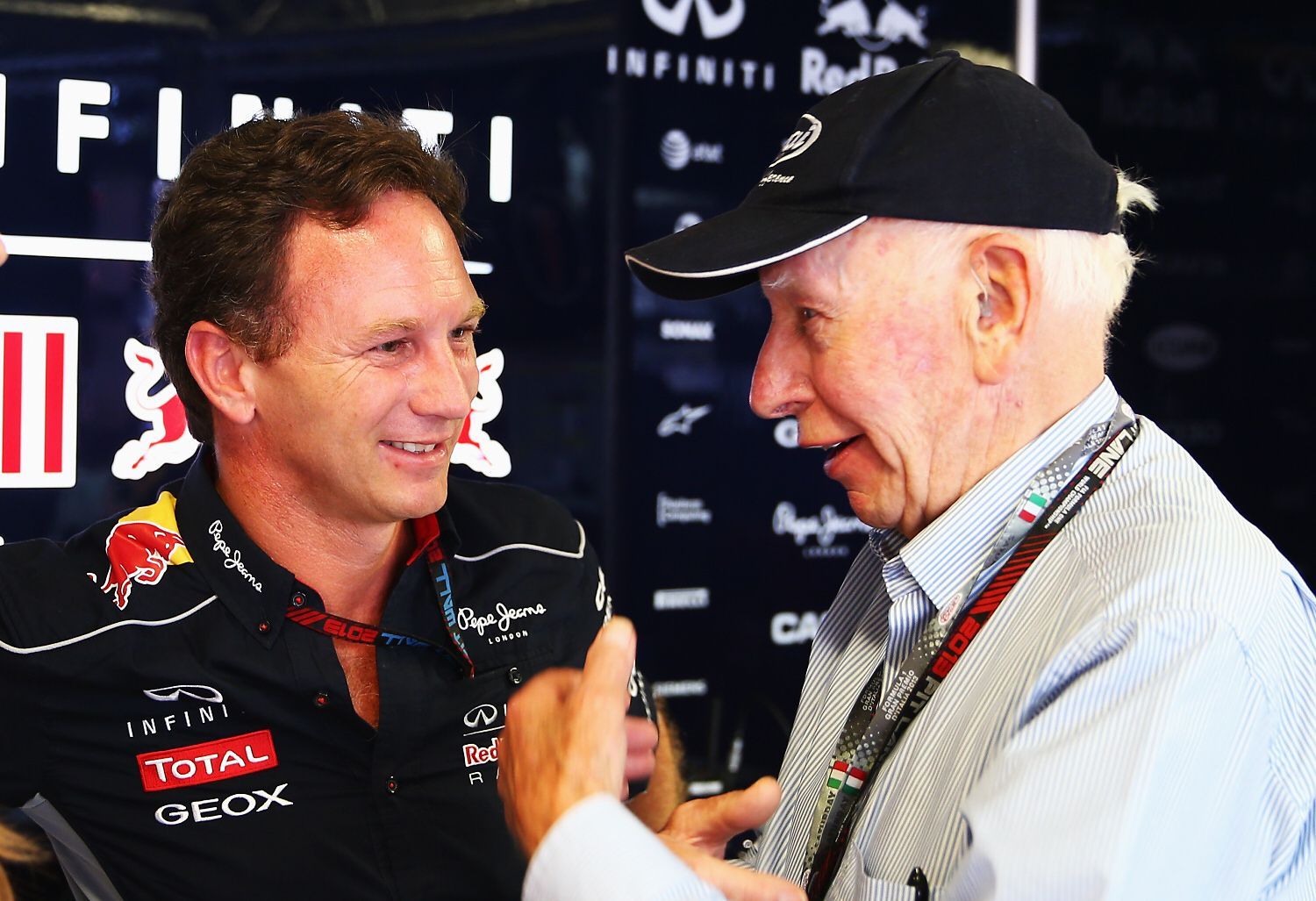 Formule 1, GP Itálie 2013: Christian Horner a John Surtees