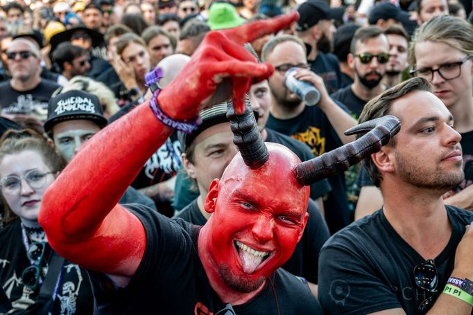 Snímek z festivalu Brutal Assault.