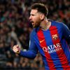 Lionel Messi slaví gól Barcelony