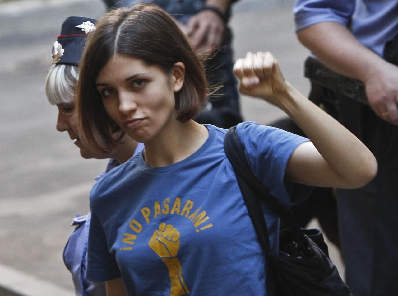 Naděžda Tolokonnikovová, vůdčí postava Pussy Riot