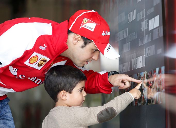 Formule 1, GP Číny: Felipe Massa a jeho syn Felipinho