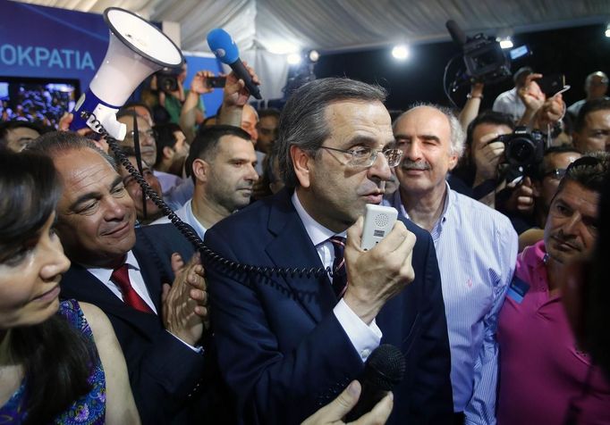 Lídr Nové demokracie Antonis Samaras