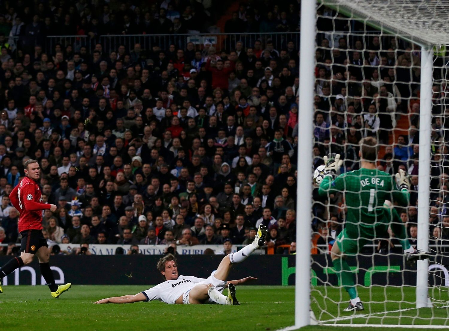 Liga mistrů: Real Madrid - Manchester United: Fabio Coentrao -  David de Gea