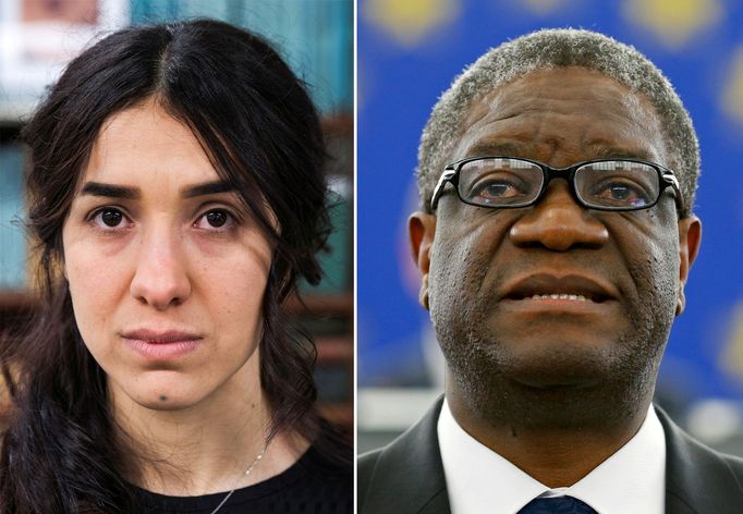 Nadia Muradová a Denis Mukwege, vítězové Nobelovy ceny míru 2018