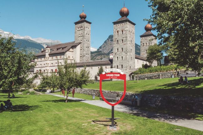 Původní Stockalperovo sídlo v Brgu, které je nýní jed ou ze zastávek na Grand Tour of Switzerland