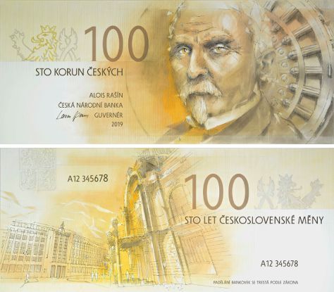 Soutěž na pamětní bankovku 100 Kč s Rašínem.