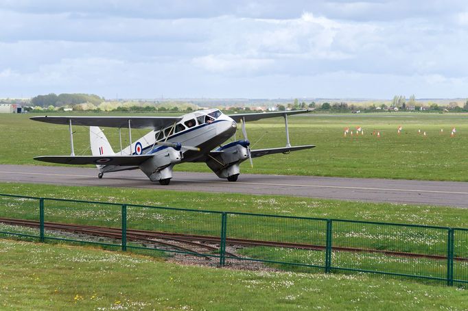 Letiště v Duxfordu, ze kterého vzlétali do Bitvy o Británii čeští stíhači ze 310. a 312. stíhací perutě RAF