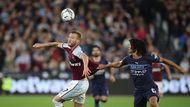 Osmifinále anglického Ligového poháru 2021/22, West Ham - Manchester City: Andrij Jarmolenko a Nathan Aké
