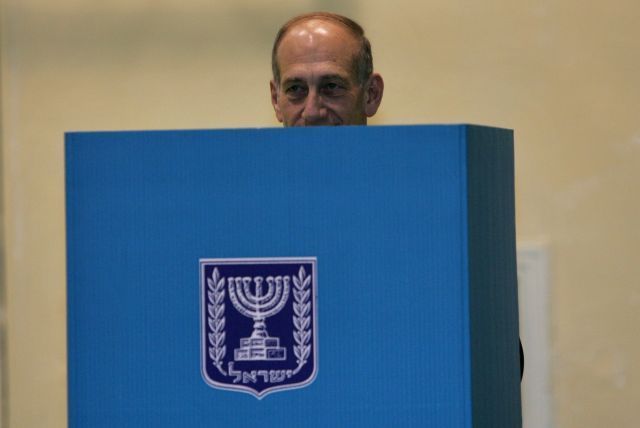 Izrael volby Olmert