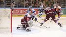 Předkolo playoff: Sparta - Liberec; Sami Aitokallio, Petr Jelínek, Jan Buchtele