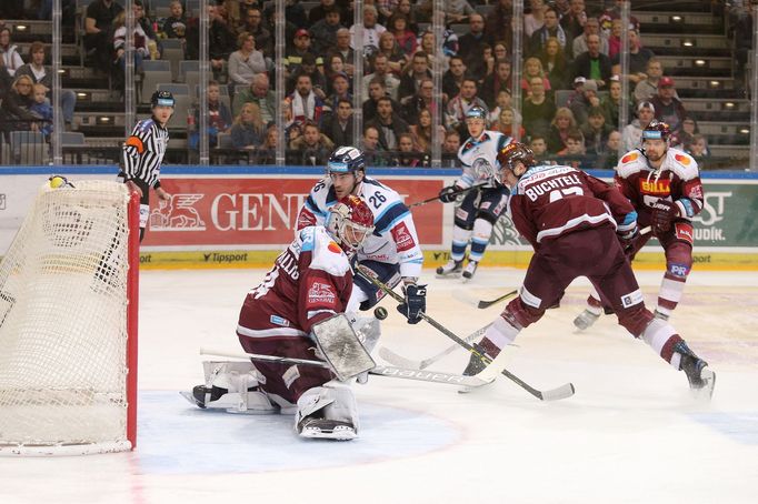 Předkolo playoff: Sparta - Liberec; Sami Aitokallio, Petr Jelínek, Jan Buchtele