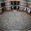 A general view of the installation &quot;Stools&quot; by Chinese artist Ai Weiwei at the Martin-Gropius Bau in Berlin