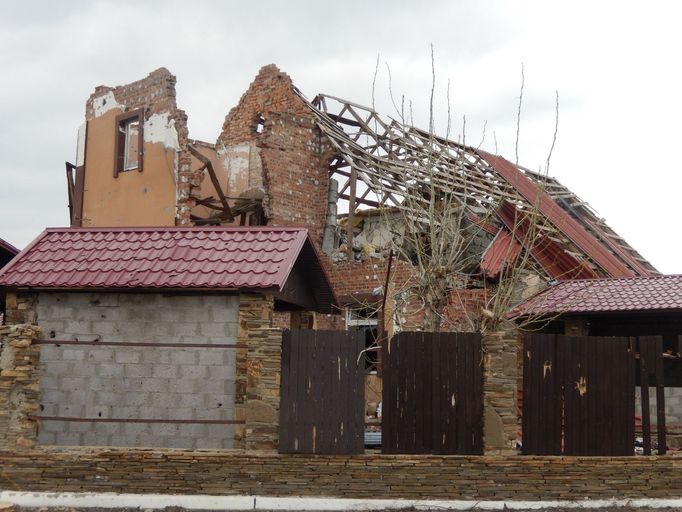 "Normální" dům ve Stanycje Luhanske