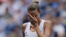 Karolína Plíšková ve finále US Open 2016 s Angelique Kerberoovu.