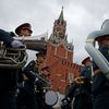 Moskva, přehlídka, Rusko, druhá světová válka, armáda, vojsko