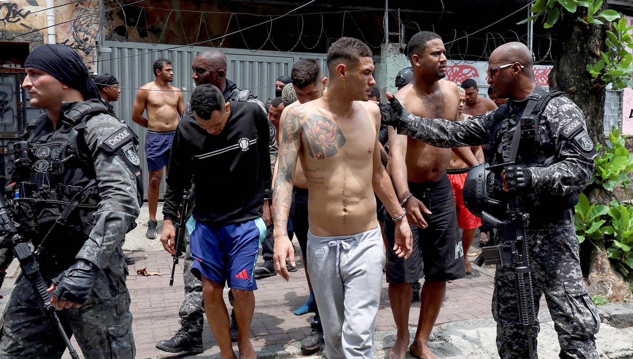 Brazílie, Rio de Janeiro, favela, policie, zásah, gang
