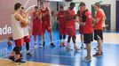 Trenénink basketbalového týmu Get Better Academy