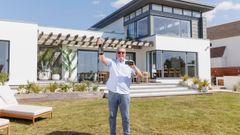 dům, senior, výhra, loterie, vila, pláž