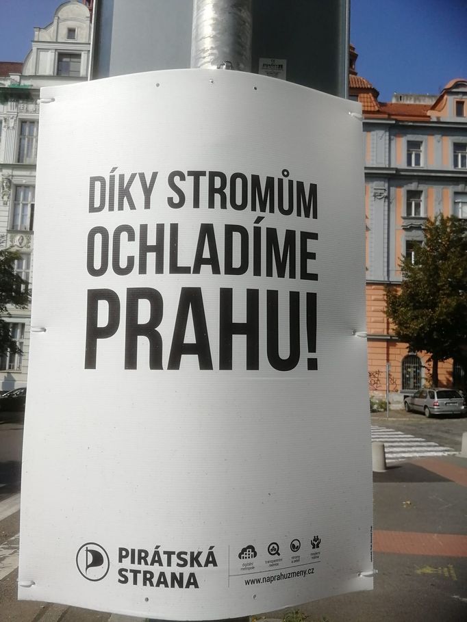 Piráti budou s vedry v hlavním městě bojovat sázením stromů.