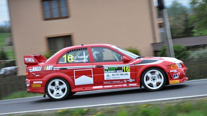 Jiří Kalista, Mitsubishi Lancer Evo VI na Rallye Šumava Klatovy 2019