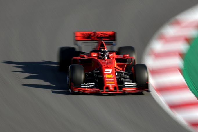 Testy F1 2019, Barcelona I: Sebastian Vettel, Ferrari