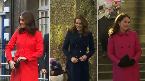 VIDEO: Zářivé barvy a úžasné kabáty. Jak zvládnout zimu? Inspirujte se u Kate Middleton
