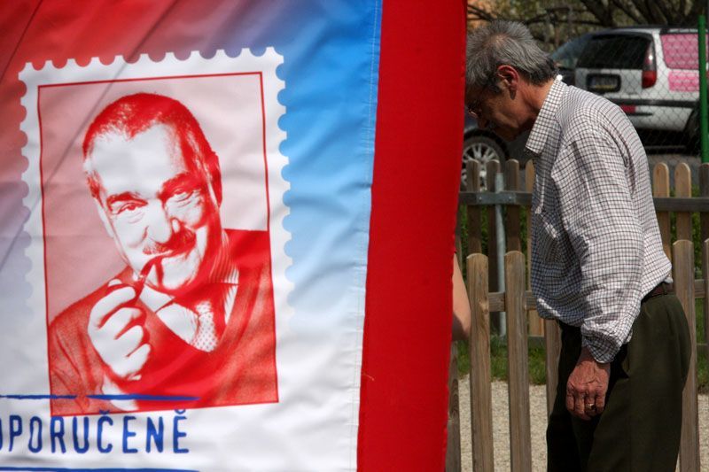 Jaroslav Lobkowicz poprvé na bruslích