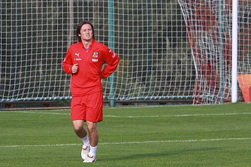 Trénink fotbalové reprezentace