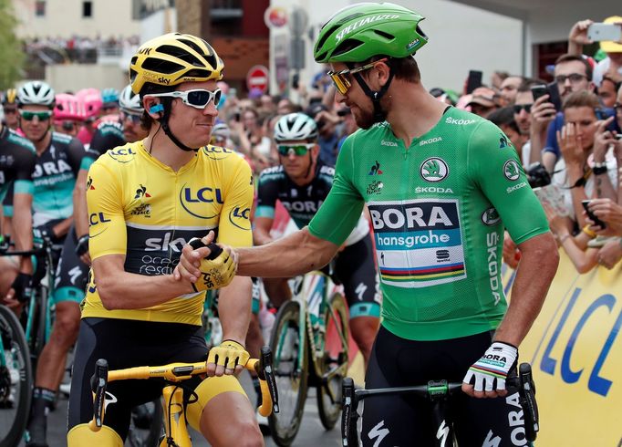 Tour de France 2018 (21. etapa): Geraint Thomas a Peter Sagan