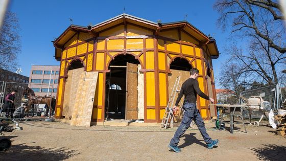 Na pražské Letné se rozjede nejstarší kolotoč v Česku. Koníci mají skutečnou kůži