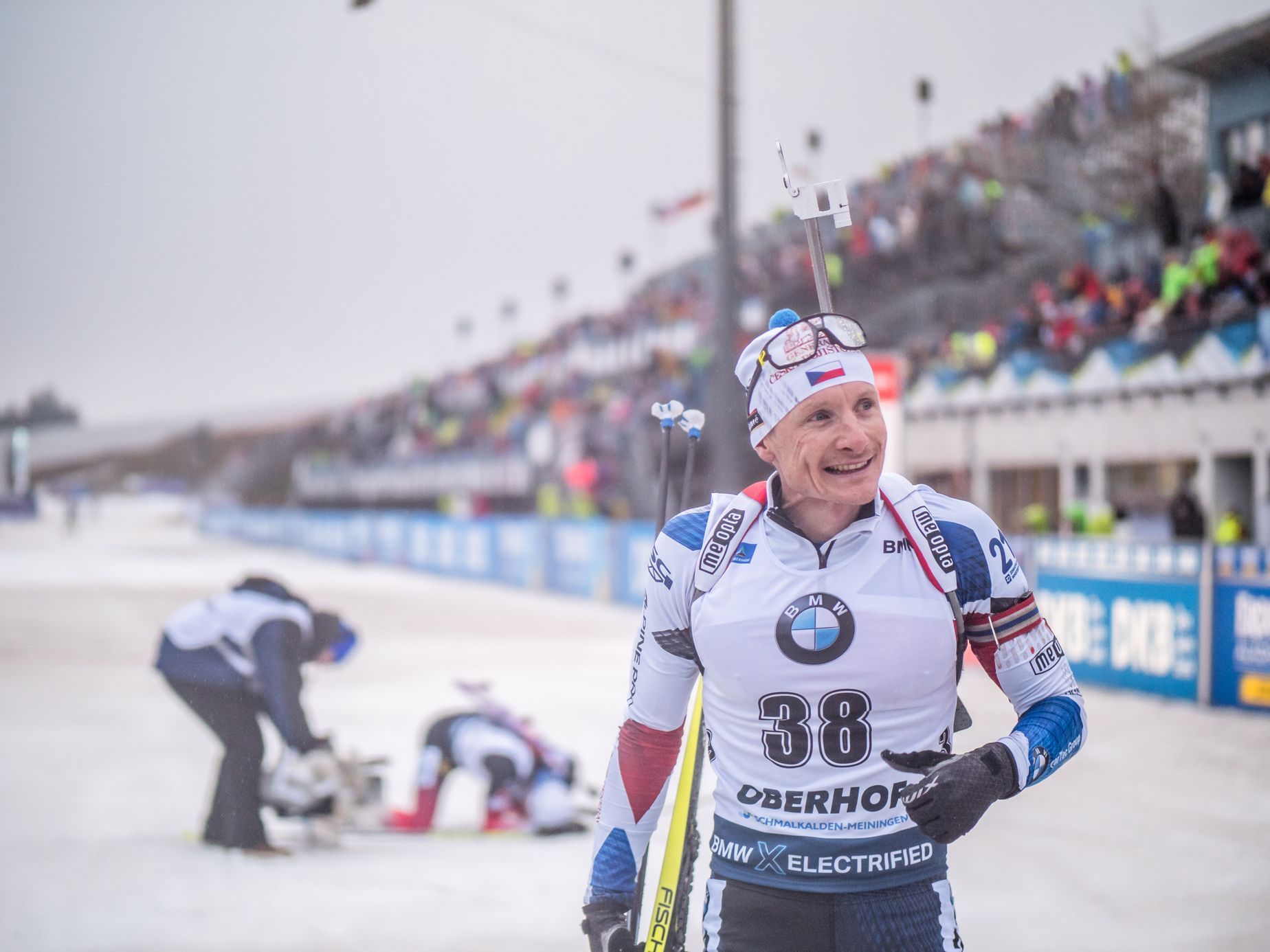 biatlon, Světový pohár 2019/2020, Oberhof, sprint mužů, Ondřej Moravec