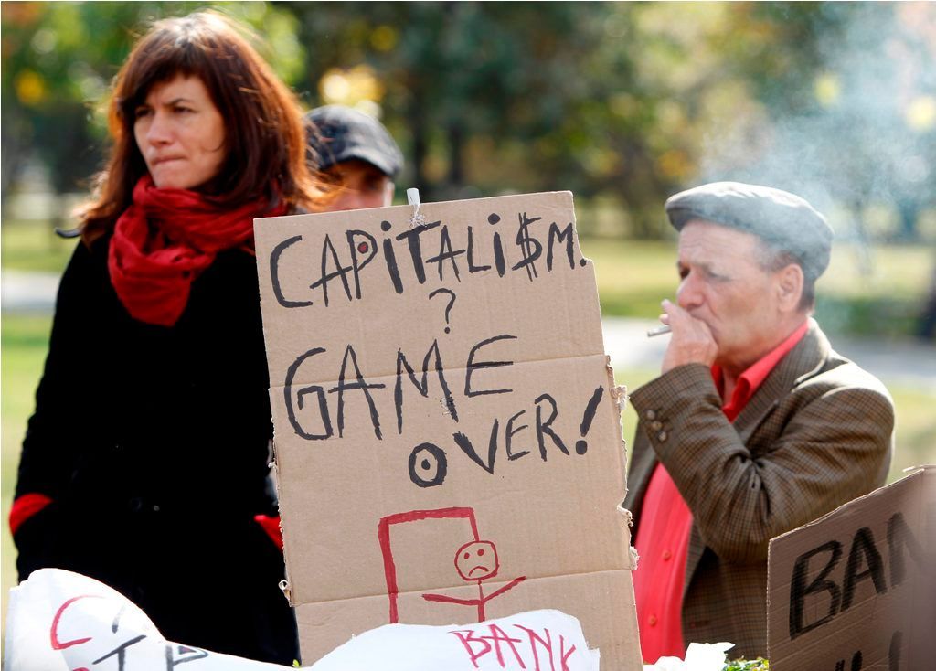 Celosvětové protesty proti finanční politice