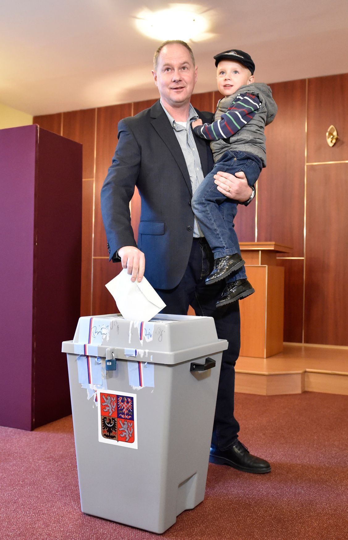 Jan Gazdík u voleb