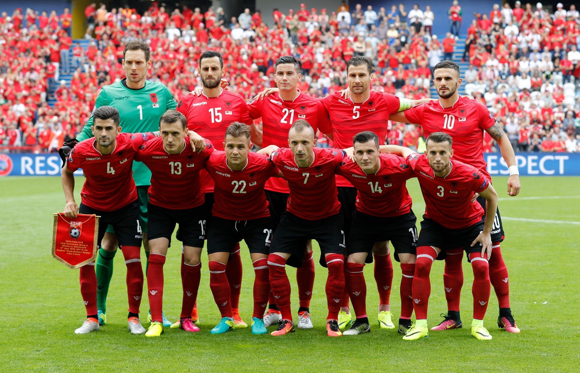 Euro 2016, Švýcarsko-Albánie: Albánie