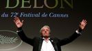 Alain Delon na festivalu v Cannes roku 2019.