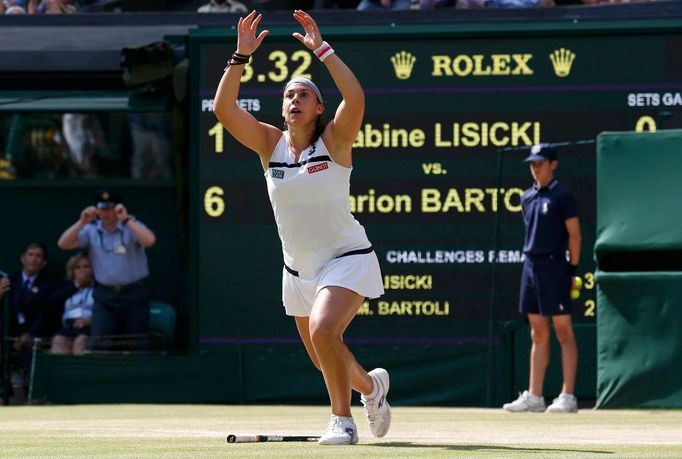 Bartoliová vs. Lisická, finále Wimbledonu 2013