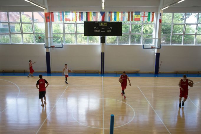 Trenénink basketbalového týmu Get Better Academy