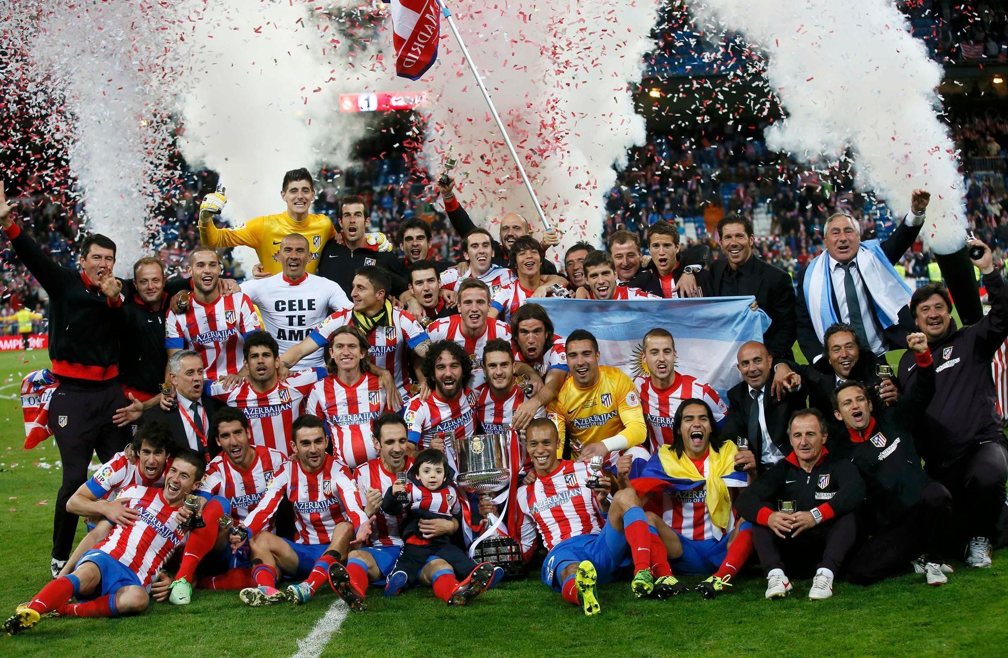 Atlético Madrid slaví titul v Copa del Rey 2013