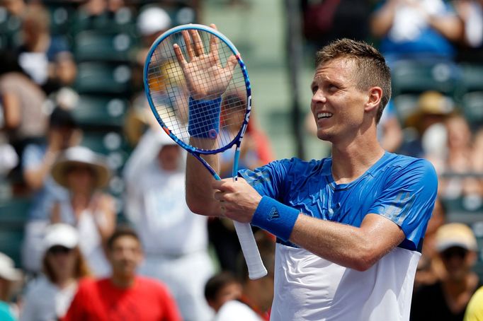 Tomáš Berdych na turnaji v Miami 2016