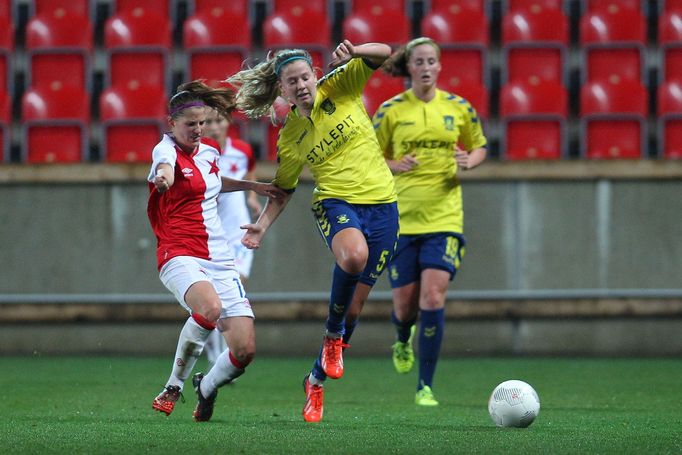 Liga mistrů žen: Slavia - Bröndby: Pavla Benýrová