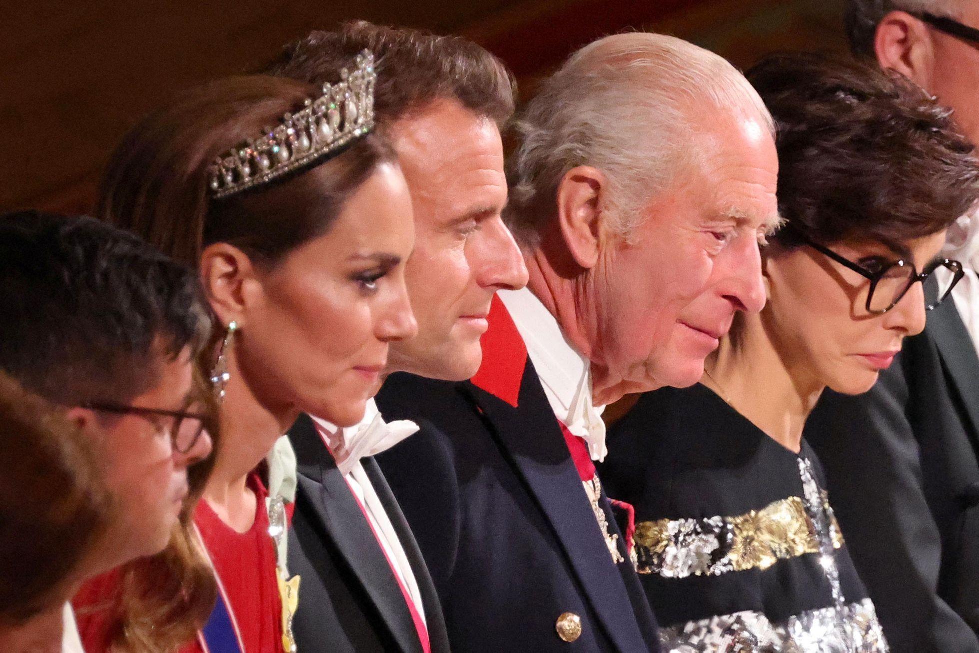 Macron, Charles II. večeře, Windsor, Velká Británie, návštěva