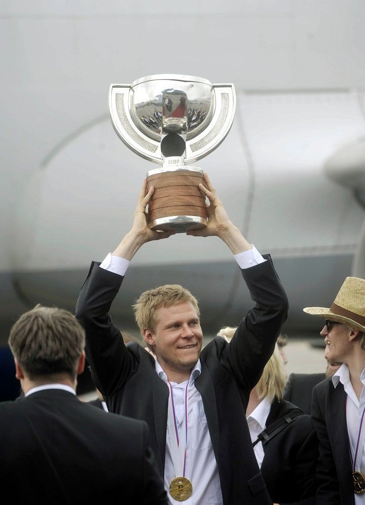 MS 2011 - Finsko - oslavy (Mikko Koivu)