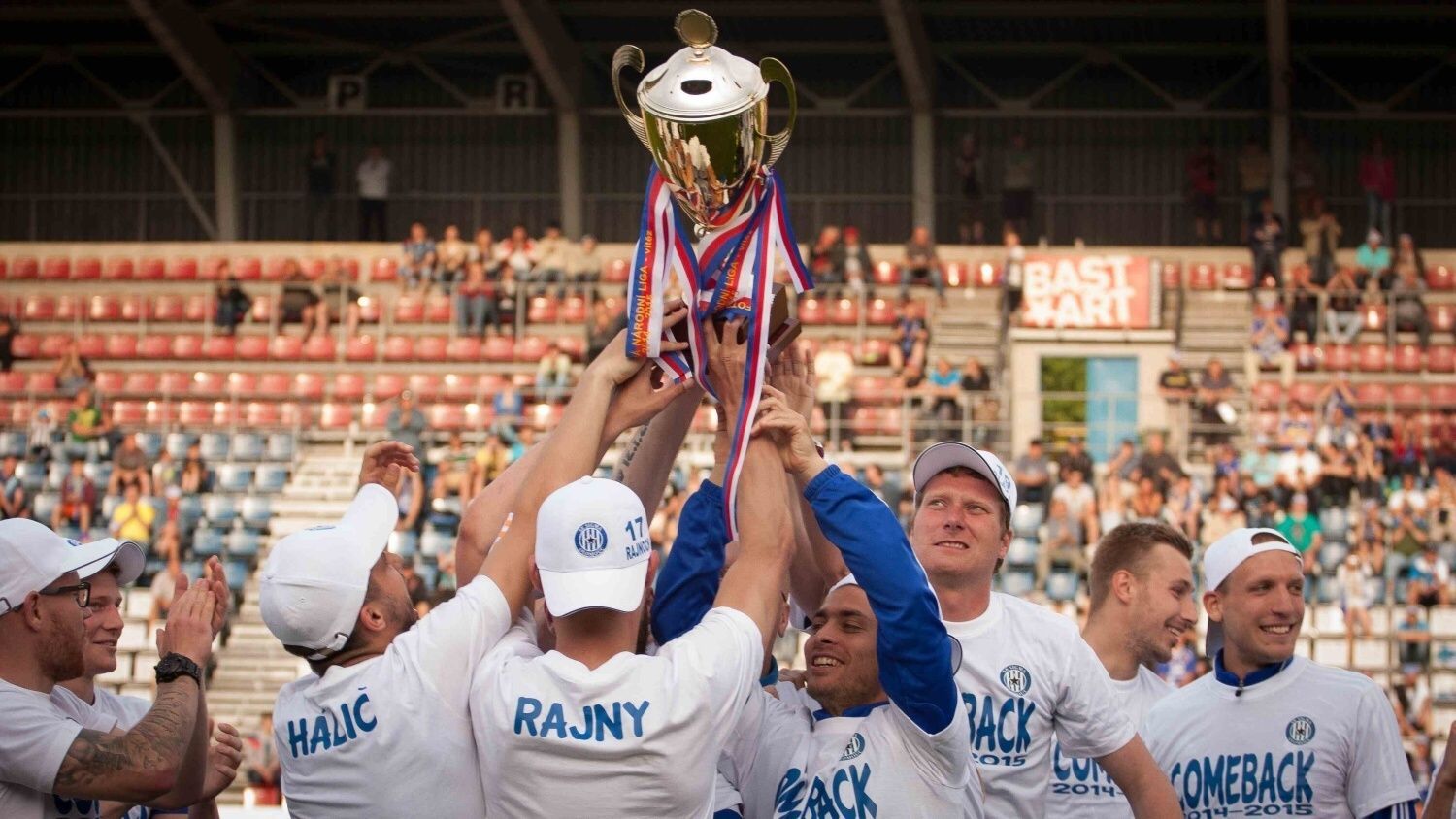 Sigma Olomouc slaví návrat do první ligy